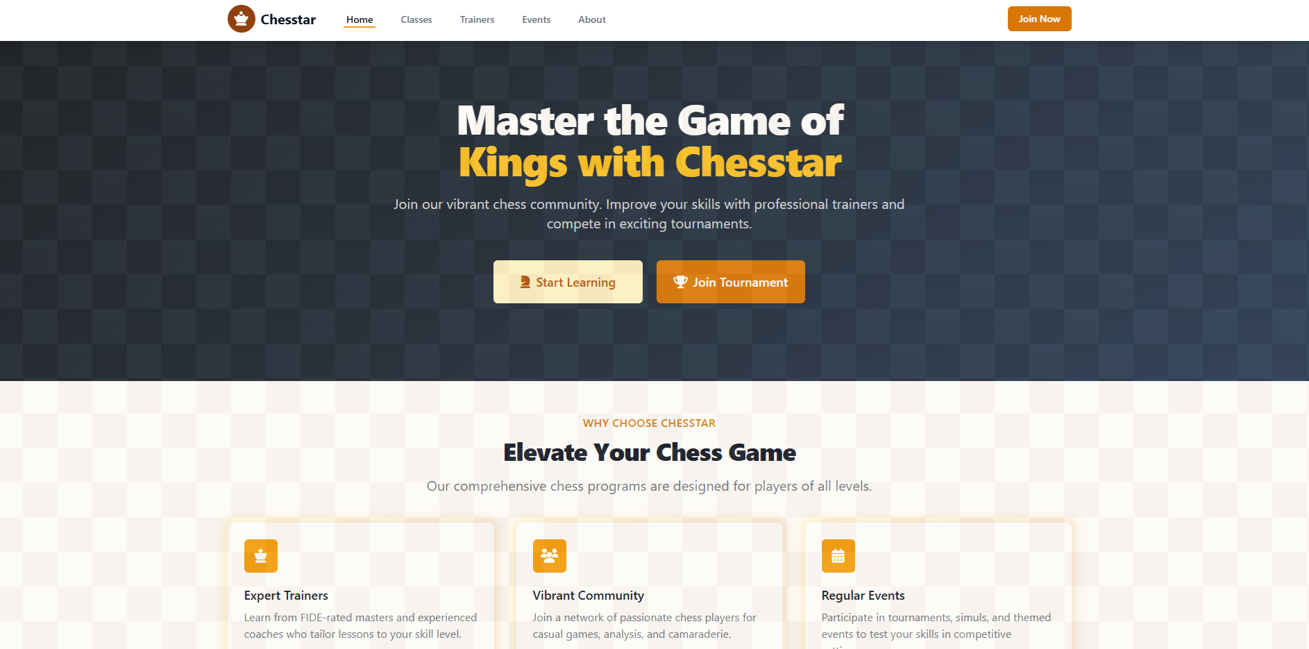 ChessStar project visual